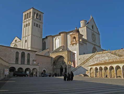 San Francesco Basilica in Assisi Italy