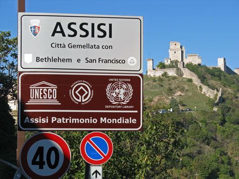 Maps of Assisi Italy