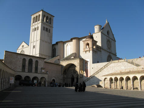 San Francesco Basilica Lower Courtyard