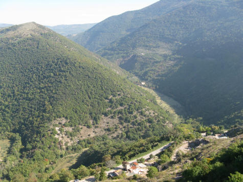 Monte Subasio in Umbria Italy