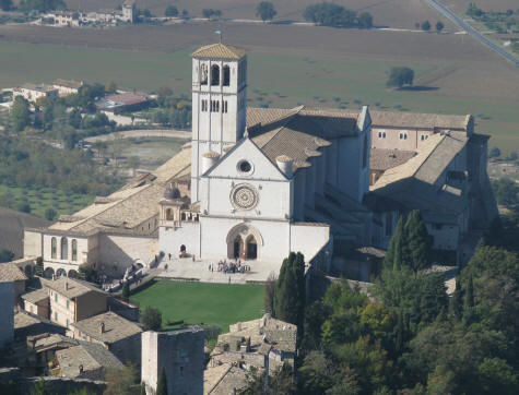 Layout of San Francesco Basilica